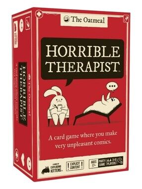 Horrible Therapist Adult Party Game 17+ Mature Humor Card Game